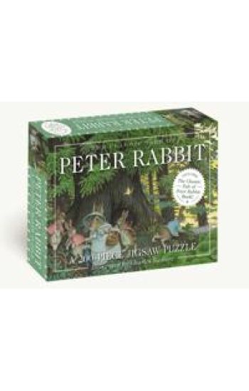 The Classic Tale of Peter Rabbit 200-Piece Jigsaw Puzzle and   Book