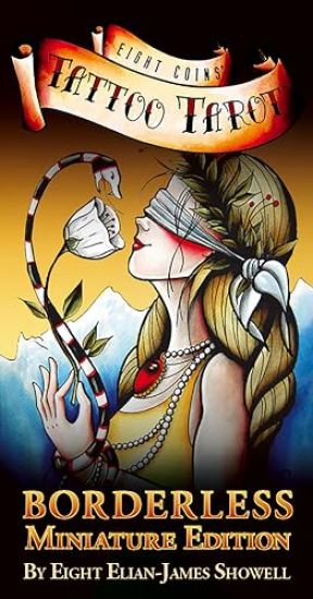 Eight Coins' Tattoo Tarot Borderless Miniature Edition