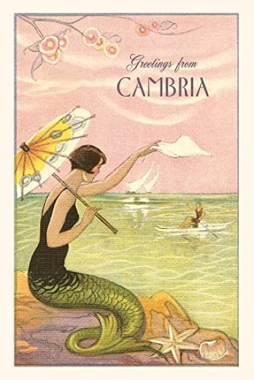 Vintage Journal Greetings from Cambria
