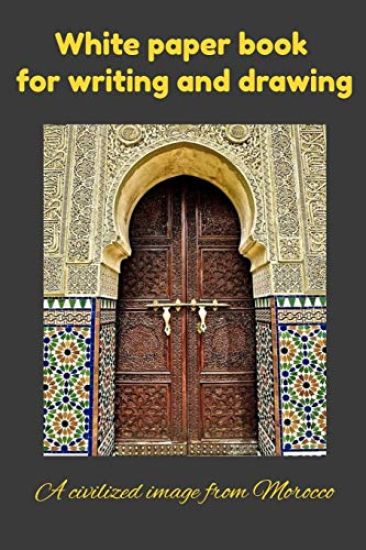 White paper book for writing and drawing: An empty white book for children and adults, 400 pages of 6x9