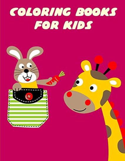 Coloring Books For Kids: Coloring Pages with Adorable Animal Designs, Creative Art Activities