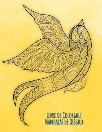 Livre de Coloriage Mandalas de Oiseaux: Le livre de coloriage pour se détendre avec 30 magnifiques motifs d'oiseaux dans le style mandala