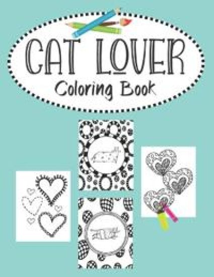 Cat Lover Coloring Book