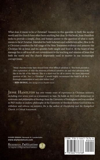 How to Be a Christian