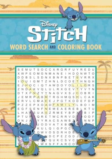 DISNEY STITCH WORD SEARCH & COLORING