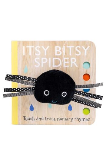 Touch and Trace Nursery Rhymes: Itsy Bitsy Spider Finger Puppet Book