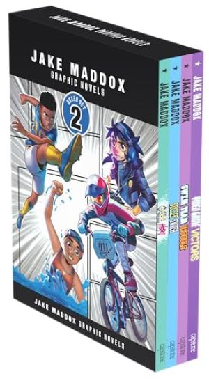 Jake Maddox Graphic Novels 4-Book Boxed Set 2