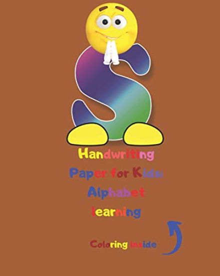 Handwriting Paper for Kids: Alphabet learning: Cursive Writing Books for Kids.Handwriting Practice Paper:3-Line and Checkered Writing Sheets for K