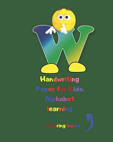 Handwriting Paper for Kids: Alphabet learning: Cursive Writing Books for Kids.Handwriting Practice Paper:3-Line and Checkered Writing Sheets for K