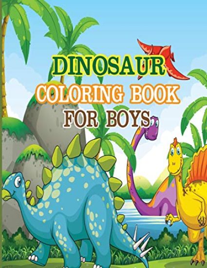 Dinosaur Coloring Book for Boys: A dinosaur coloring activity book for kids. Great dinosaur activity gift for little children. Fun Easy Adorable color