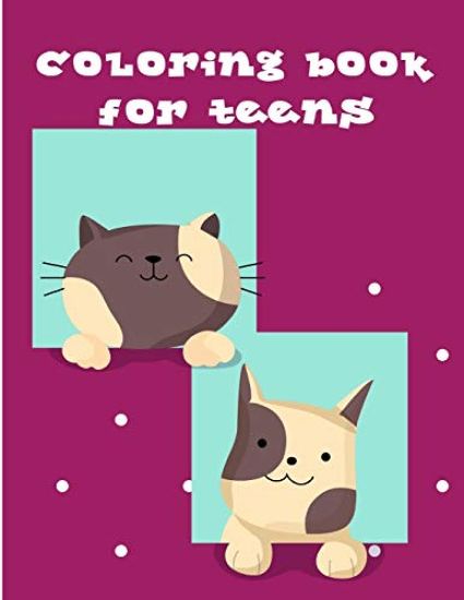 Coloring Book For Teens: A Funny Coloring Pages, Christmas Book for Animal Lovers for Kids