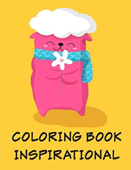 Coloring Book Inspirational: A Coloring Pages with Funny and Adorable Animals Cartoon for Kids, Children, Boys, Girls
