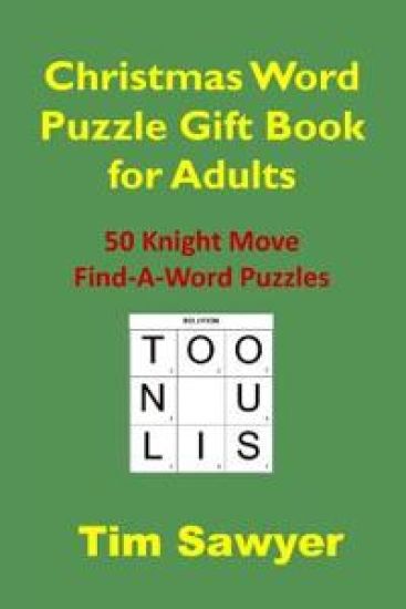 Christmas Word Puzzle Gift Book for Adults