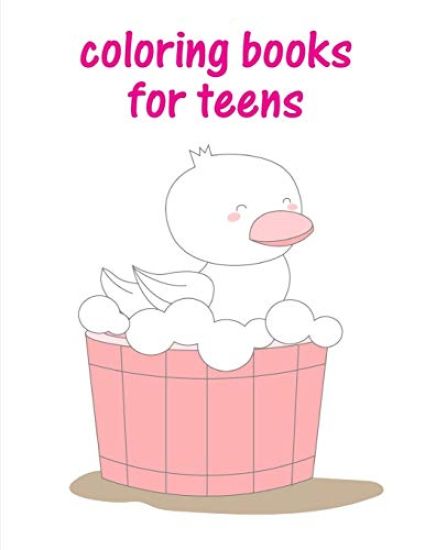 Coloring Books For Teens: An Adult Coloring Book with Fun, Easy, and Relaxing Coloring Pages for Animal Lovers