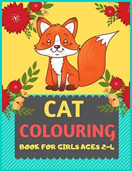 Cat Colouring Book For Girls Ages 2-4: Cat coloring book for kids & toddlers -Cat coloring books for preschooler-coloring book for boys, girls, fun ac