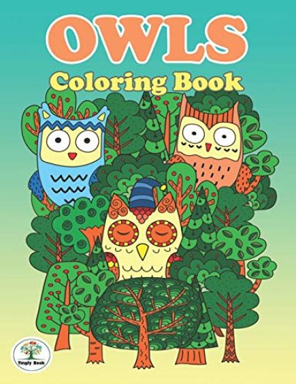 Owl Coloring Book: Relaxed coloring book Great stress relief for Kids, Boy and girl