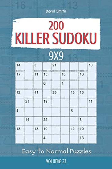 Killer Sudoku - 200 Easy to Normal Puzzles 9x9 vol.23