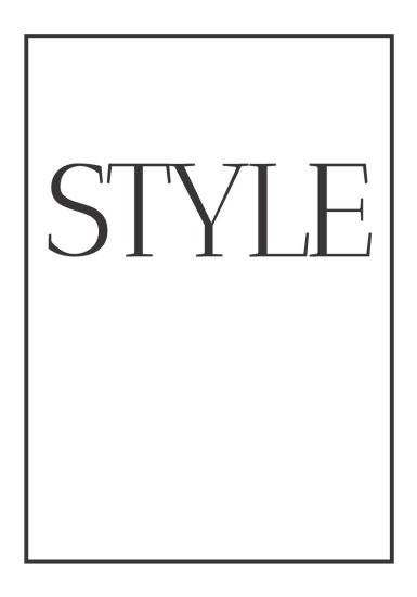 Style: A decorative book for coffee tables, bookshelves and end tables: Stack style decor books to add home decor to bedrooms