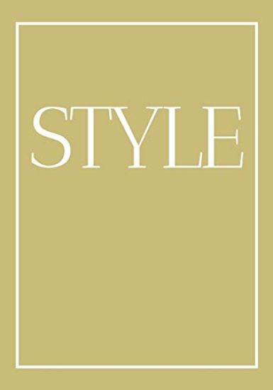 Style: A decorative book for coffee tables, bookshelves and end tables: Stack style decor books to add home decor to bedrooms