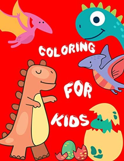 Coloring For kids: Dinosaur Designs For Boys and Girls Aged 4-8