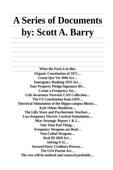 A Series of Documents