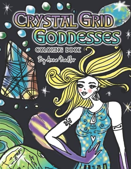 Crystal Grid Goddesses Coloring Book