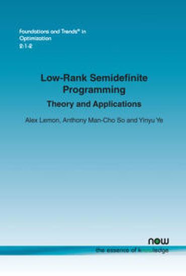 Low-Rank Semidefinite Programming