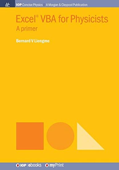 Excel(R) VBA for Physicists