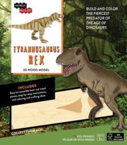 IncrediBuilds: Tyrannosaurus Rex 3D Wood Model