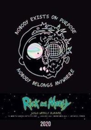 Rick and Morty 2020 Weekly Planner