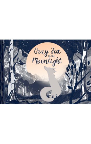 Gray Fox in the Moonlight