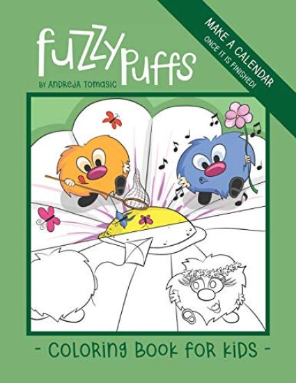 FuzzyPuffs: Coloring book for kids