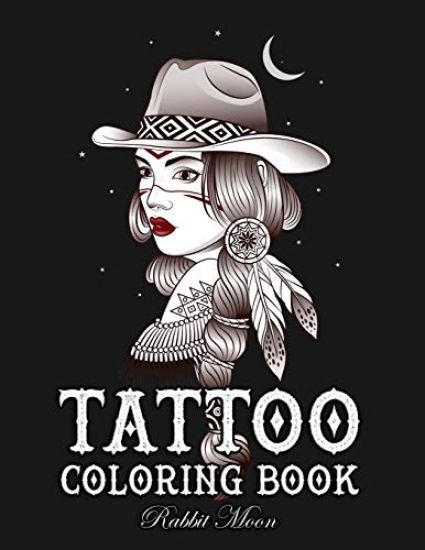 Tattoo Coloring Book: An Adult Coloring Book with Awesome, Sexy, and Relaxing Tattoo Designs for Men and Women