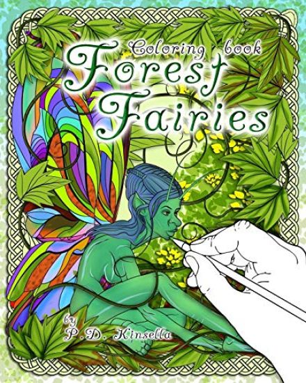 Forest Fairies: Fairy Coloring Book