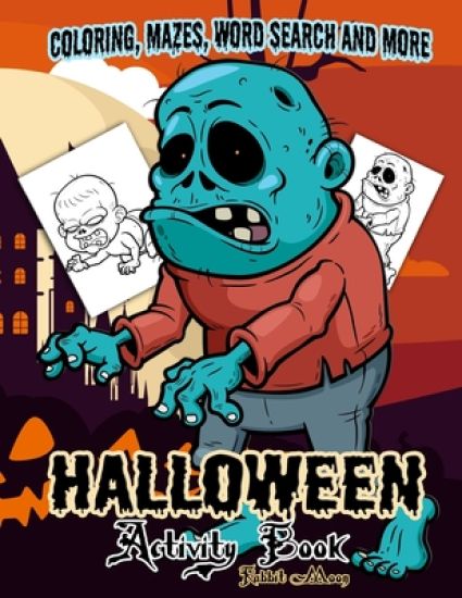 Halloween Activity book: A Fun Kid Workbook Game For Learning, Coloring, Mazes, Word Search and More !