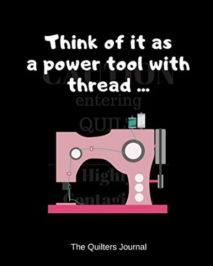 Think of it as a power tool with thread ...