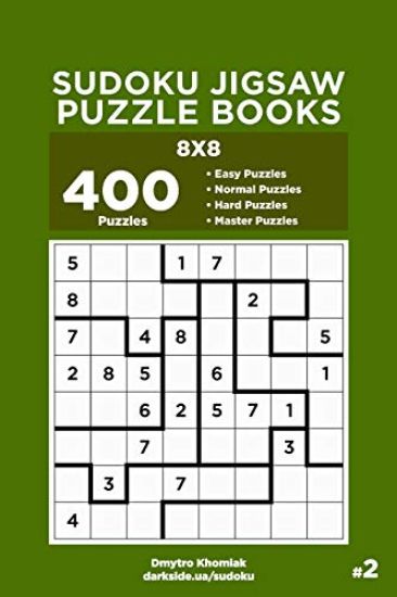 Sudoku Jigsaw Puzzle Books - 400 Easy to Master Puzzles 8x8 (Volume 2)