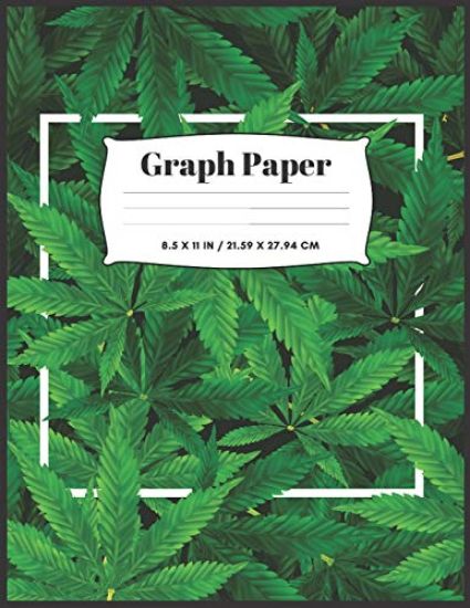 Cannabis Cover Graph Paper: 8.5x11 - 100 sheets
