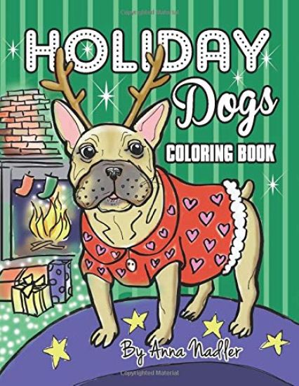 Holiday Dogs Coloring Book