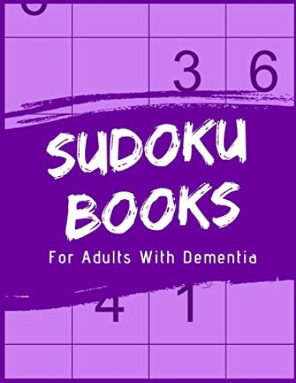 Sudoku Books For Adults With Dementia: 50 Puzzles and Solutions - Paperback - Made In USA - Size 8.5x11