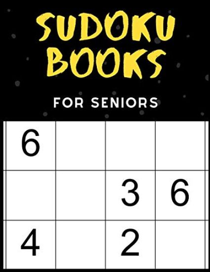 Sudoku Books For Seniors: For Seniors - 50 Puzzles - Paperback - Made In USA - Size 8.5x11