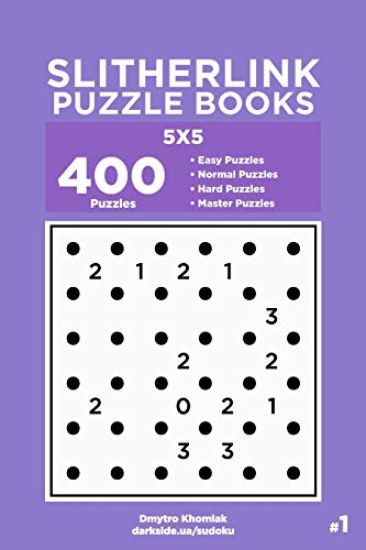 Slitherlink Puzzle Books - 400 Easy to Master Puzzles 5x5 (Volume 1)