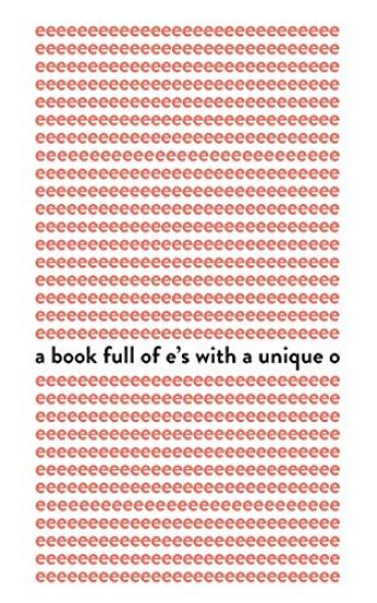A book full of e's with a unique o