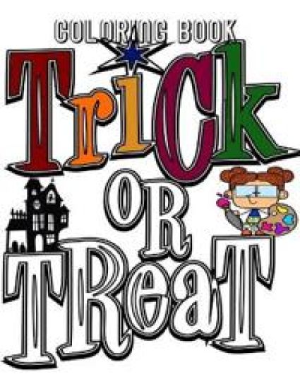 Trick or Treat Coloring Book