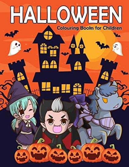 Halloween Colouring Books for Children: A Fun and Easy Happy Halloween Colouring Pages of Witches, Vampires, Ghost, Skulls, Pumpkin and More!