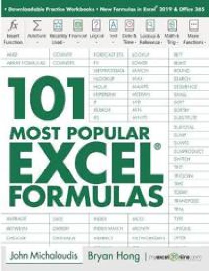 101 Most Popular Excel Formulas