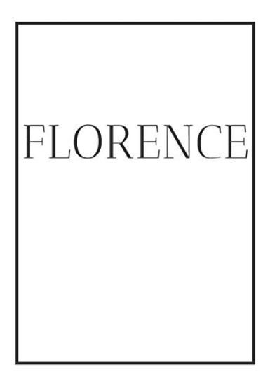 Florence: A decorative book for coffee tables, end tables, bookshelves and interior design styling Stack Italy city books to add