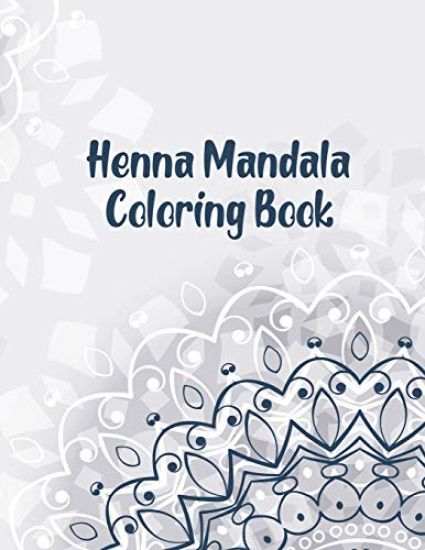 Henna Mandala Coloring Book