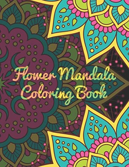 Flower Mandala Coloring Book