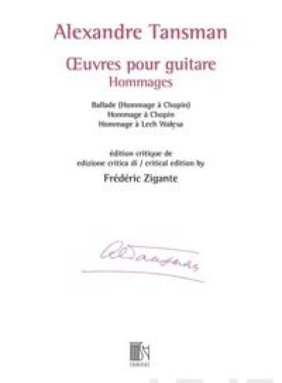 Œuvres pour guitare - Hommages -  Edizione critica di Frédéric Zigante
